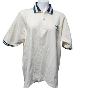 Hard Rock Cafe Shanghai polo cream 100% cotton XL